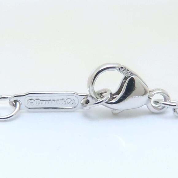 TIFFANY Authentic 18k Silver Diamond Necklace - Picture 6 of 9